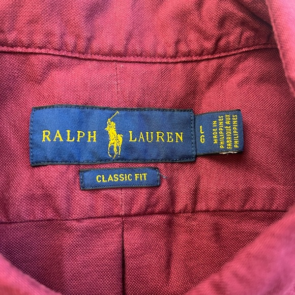 Ralph Lauren classic fit short sleeve shirt R45 - Picture 2 of 3